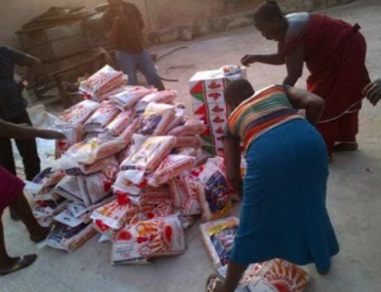 Mercy Johnson Donates Food and Clothing to 5000 Widows 6