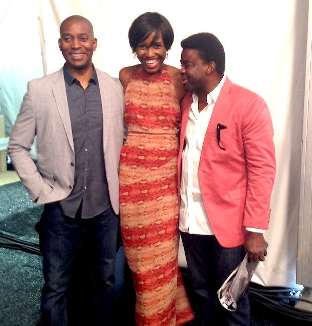 Backstage at Deola with Demola and Kunle
